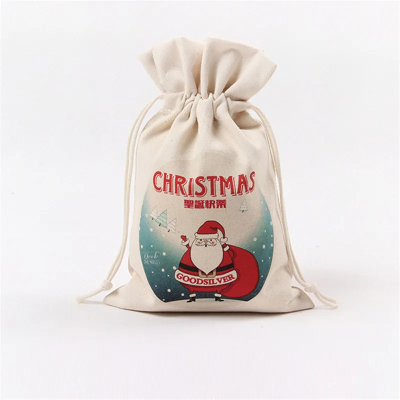 Рождественский мешок для конфет, холщовые подарочные сумки, Санта-олень, лось, на год, Рождество, лучшие подарки для детей, вечерние, праздничные, декоративные