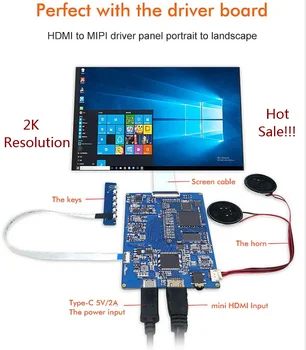 

TPF0702002N Cheap high quality Super thin 7 inch lcd module with HDMI controller board 1200*1920 FHD Landscape view lcd display