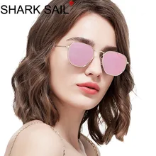 Акула парус сплав металла поляризационные солнцезащитные очки для женщин мужские модные ретро Винтаж щит очки оттенки lentes de sol mujer