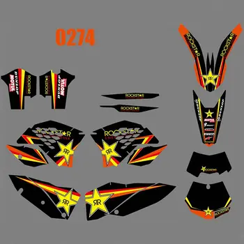

For KTM EXC 2008 2009 2010 2011 New Full Graphics Decals Stickers Custom Number Name Glossy Bright Stickers
