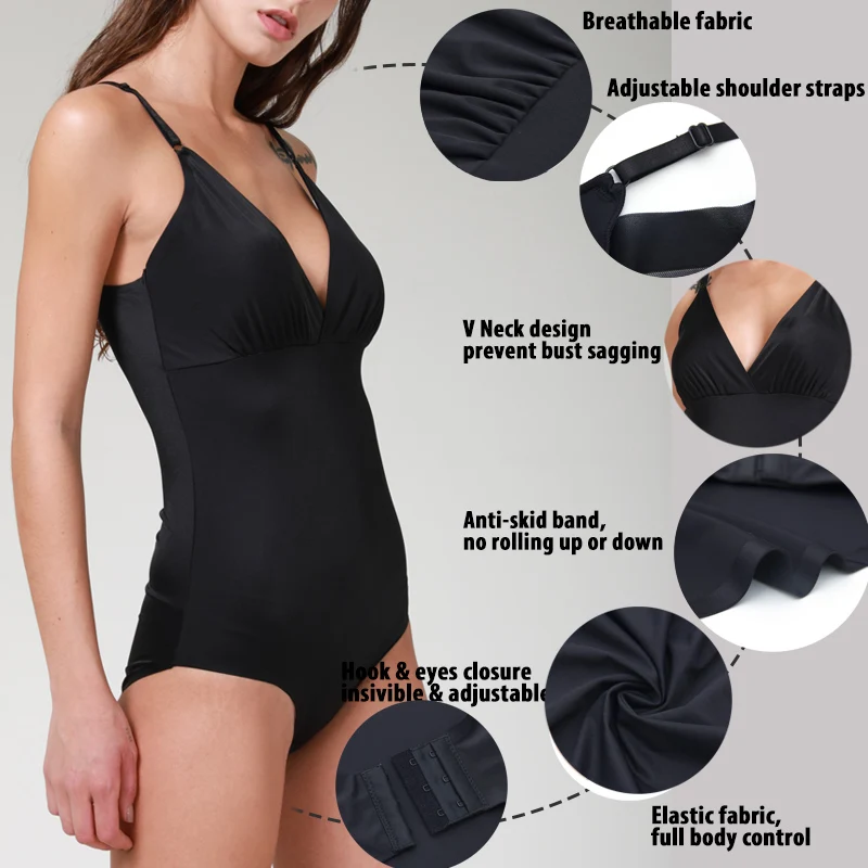Slimming Bodysuit Women Body Shaper Push Up Recovery Shaperwear Corset Girdle Tummy Control Bodysuit Underwear Lingerie Fajas