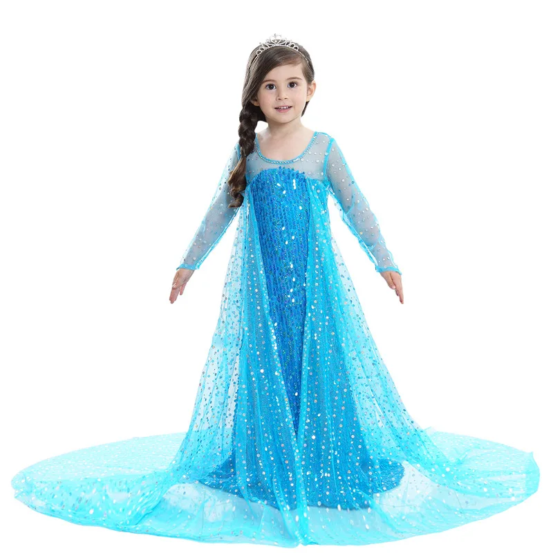 New Frozen Elsa  Costume Elsa Dress Skirt  F 