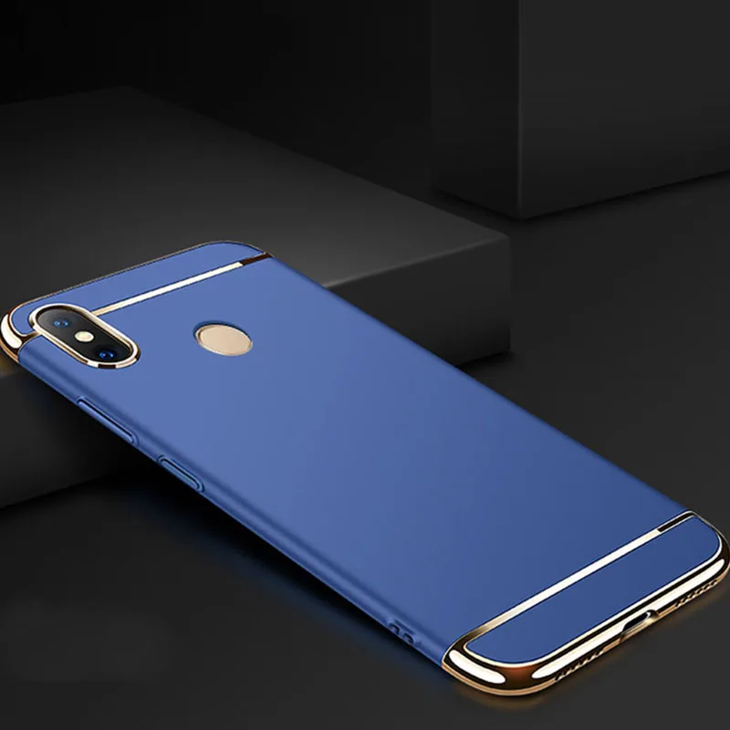 blue SemgCeKen Роскошный Жесткий Чехол для Xiaomi Mi 5s 5x6 6x a1 a2 lite ультра тонкий матовый красный золотой защитный чехол для телефона чехол etui - Цвет: blue