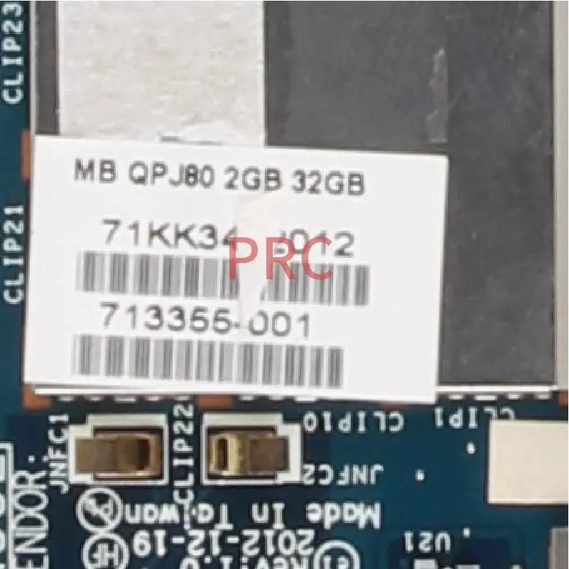Placa Mãe para Computador Portátil Placa Principal para hp Elitepad 900 g1 Qpj80 - Imagem 6