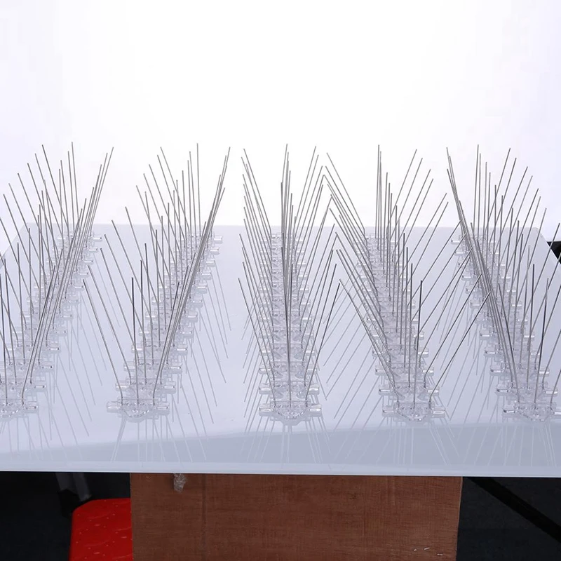 

50Cm Eco-Friendly Stainless Steel Bird Spikes for Pigeons and Other Small Birds Fence Security Control Deterrent Kit
