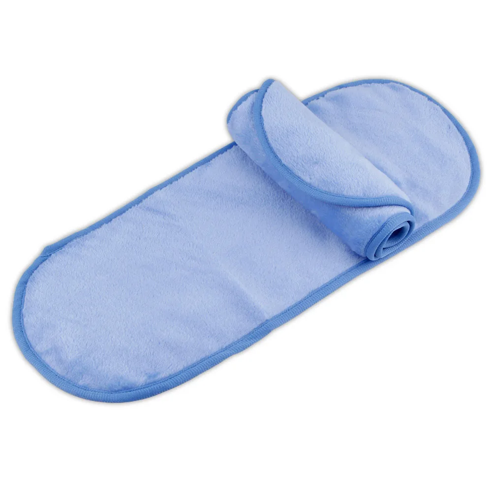 Ткань для снятия макияжа многоразовые салфетки для лица полотенце для макияжа ластик полотенце из микрофибры для лица многоразовые салфетки очищающие косметические инструменты - Цвет: Blue