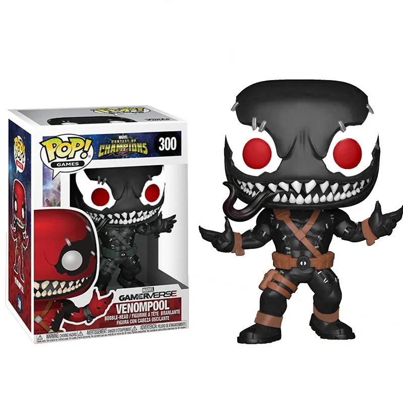 FUNKO POP The Last Spider-Man Venom, Классическая фигурка, ПВХ, фигурка, модель, детские игрушки, подарок на день рождения, Рождество - Цвет: 300with box