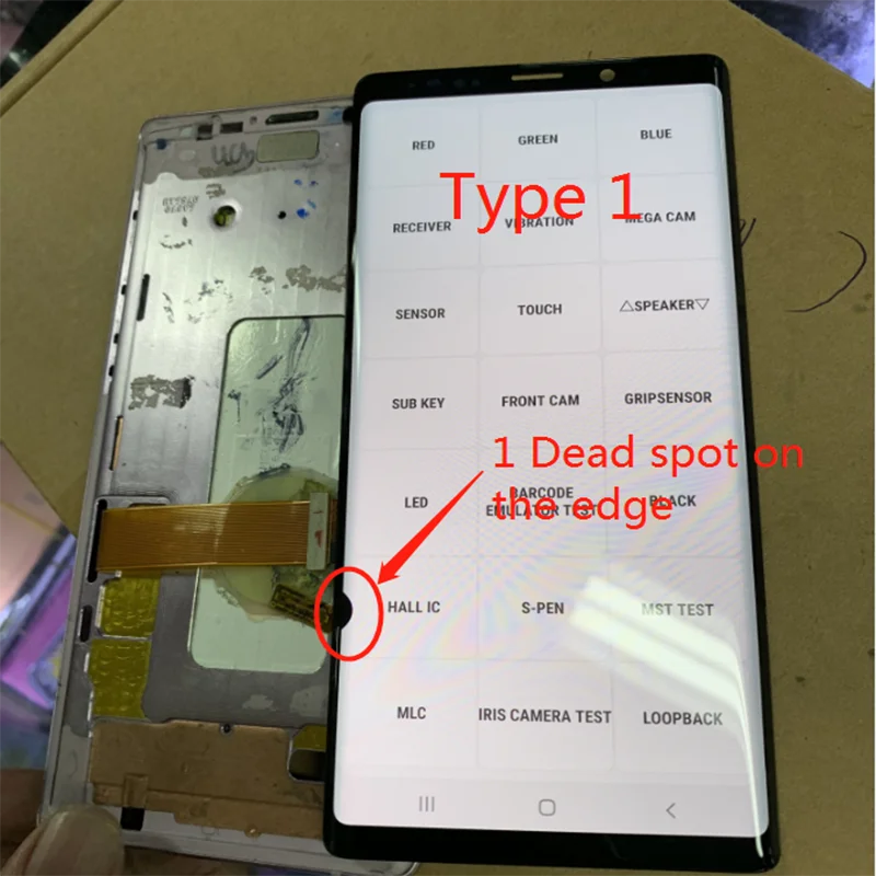 Dead spot lcd для samsung Galaxy Note9 Note 9 lcd дисплей N960F N960D N960DS кодирующий преобразователь сенсорного экрана в сборе без рамки