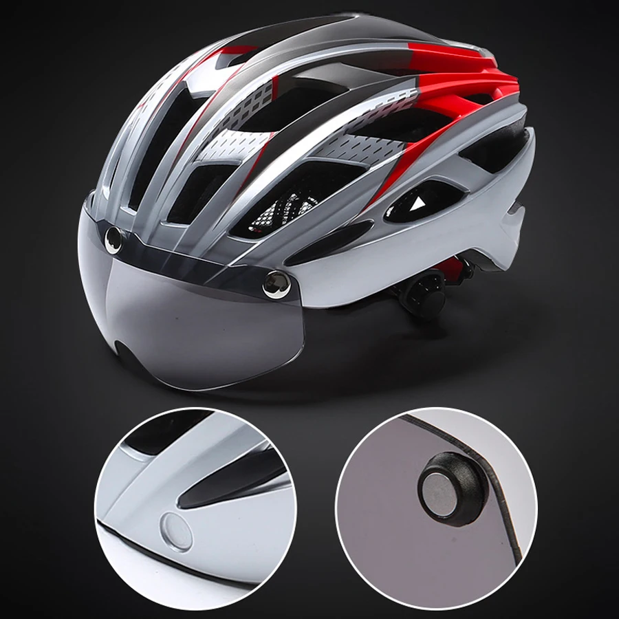 Сверхлегкий MTB шлем велосипедный шлем с Goggle велосипед Горный шоссейный шлем велосипедный гоночный цельный плесень запасные части велосипеды