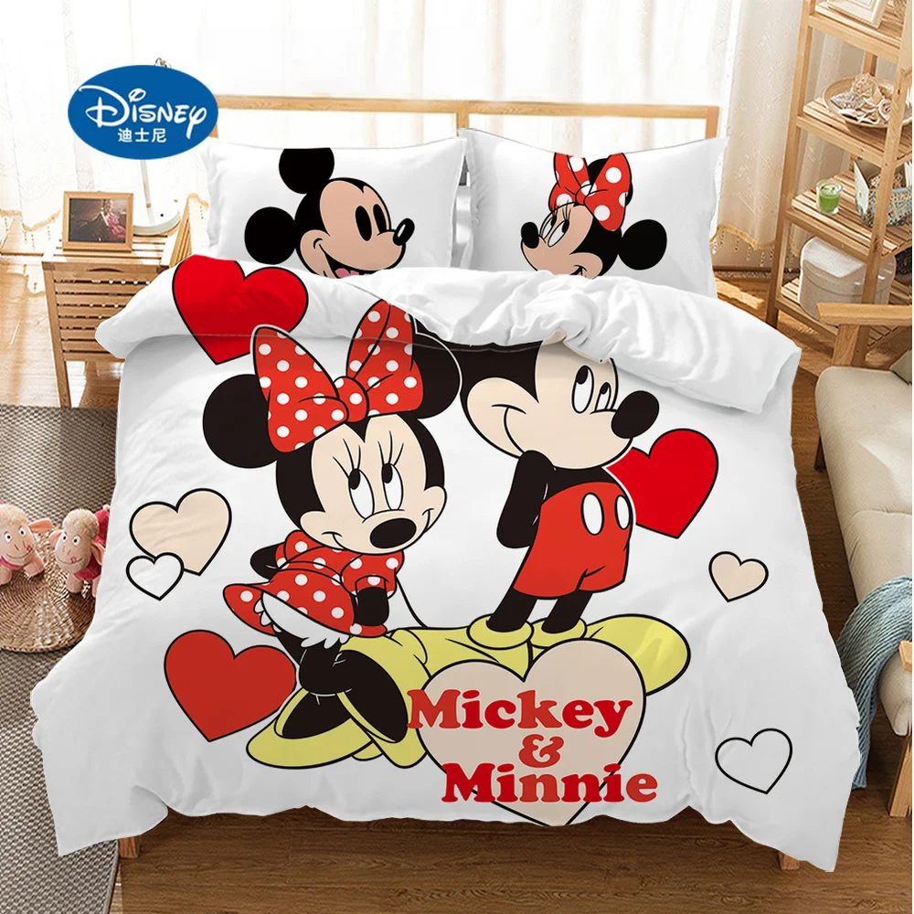 Disney с Микки Маусом Минни Постельное белье близнец полный Король Один двойной