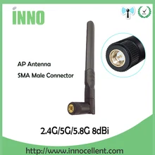 2,4 ГГц 5,8 ГГц 5G wifi антенна 2,4 ГГц 8dBi SMA разъем двухдиапазонный 2,4G 5,8G 5G wi fi антенна беспроводной маршрутизатор Антенна