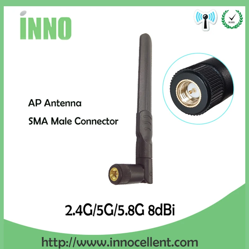 2 4g антенна wi fi 5 8 ГГц 5G 4 8dBi SMA разъем Dual Band г антенн беспроводной маршрутизатор