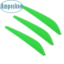 100 шт. 3 дюймов защитное покрытие из резины и термополиуретана с зеленой стрелкой лопасти для установки оперения на крыло набор «сделай сам» для Стрела стрельба из лука мишень для стрельбы из лука производитель