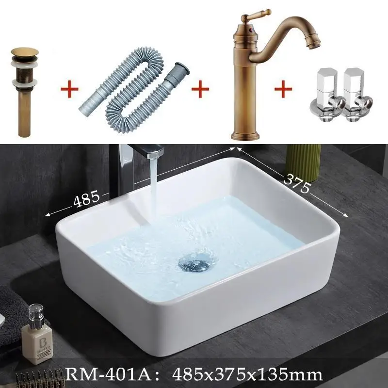 Санузел Sobre Encimera миска Salle De Bain Cuba Para сосуд Lavandino Bagno ванная раковина Pia Banheiro Lavabo умывальник - Цвет: Number 24