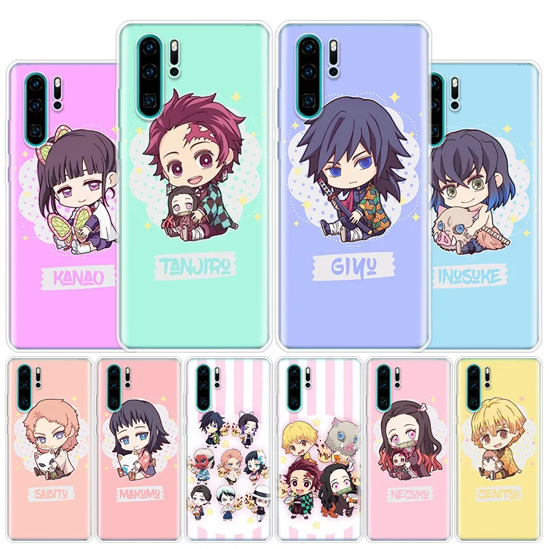 Demon Slayer Kimetsu No Yaiba Cute Phone Case For Huawei Honor 10 Lite 9 20 Y5 Y6 Y7 Y9S P Smart Z 8S 8X 9X 8A Pro 7X 7A 10i Cas | Мобильные