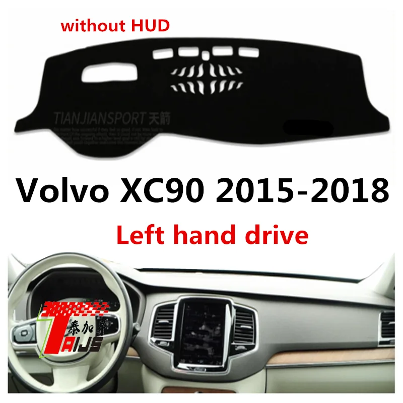 Taijs левый руль автомобиля приборной панели Крышка для Volvo XC90- без HUD хорошая подходит Новая модель Горячая Мода коврик
