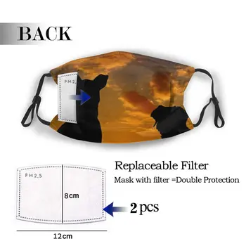 

protective mask with filter Dogs anti dust PM2.5 reuse adult teen child girl