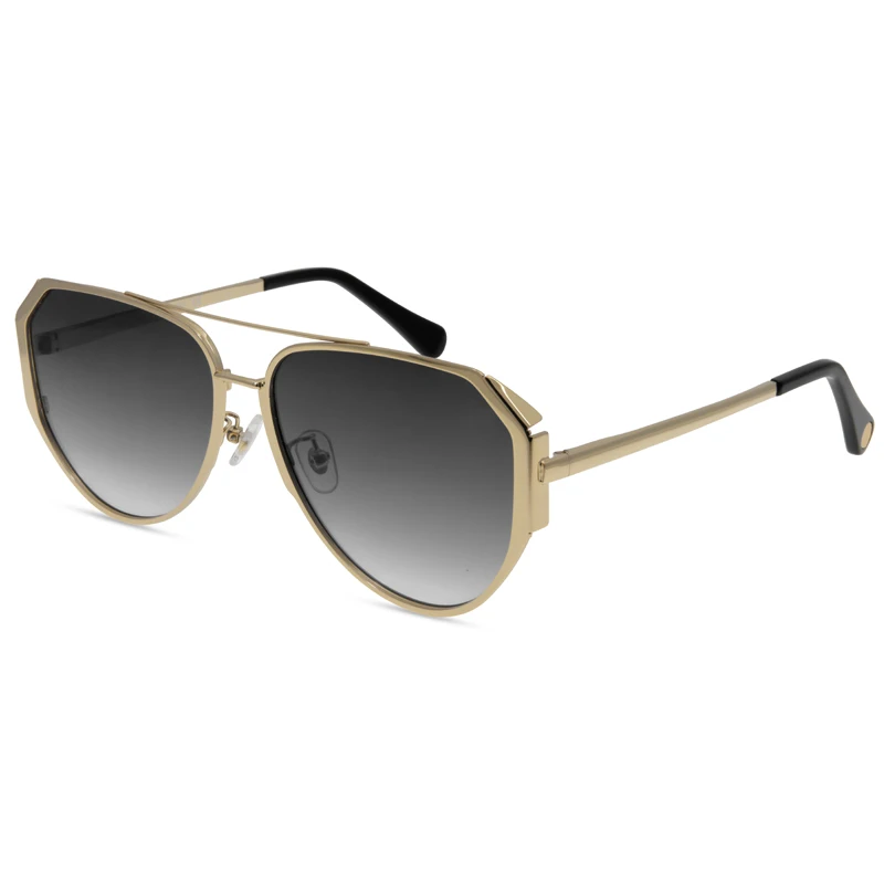 

2021 summer fashion cat eye oval metal ladies sunglasses classic gradient luxury brand designer UV400 sexy Oculos De Sol