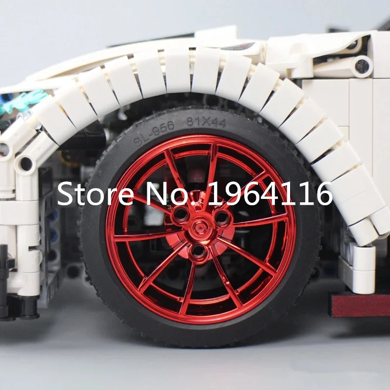 Новинка 23010, серия Technic, GT-R Nismo, модель спортивного автомобиля, набор строительных блоков, классические MOC-25326 игрушки для детей