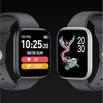 

1.54 inch large screen smart watch weather music step multifunctional sports bluetooth bracelet for men, girls