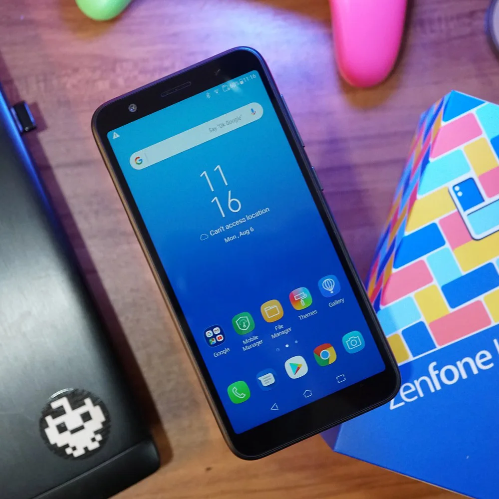 Мобильный телефон ASUS ZenFone Live L1 с глобальной версией, ZA550KL, 5,5 дюймов, 18:9, Android 8,1, 16 ГБ, 3000 мАч, 8 Мп, разблокировка лица, смартфон 4G