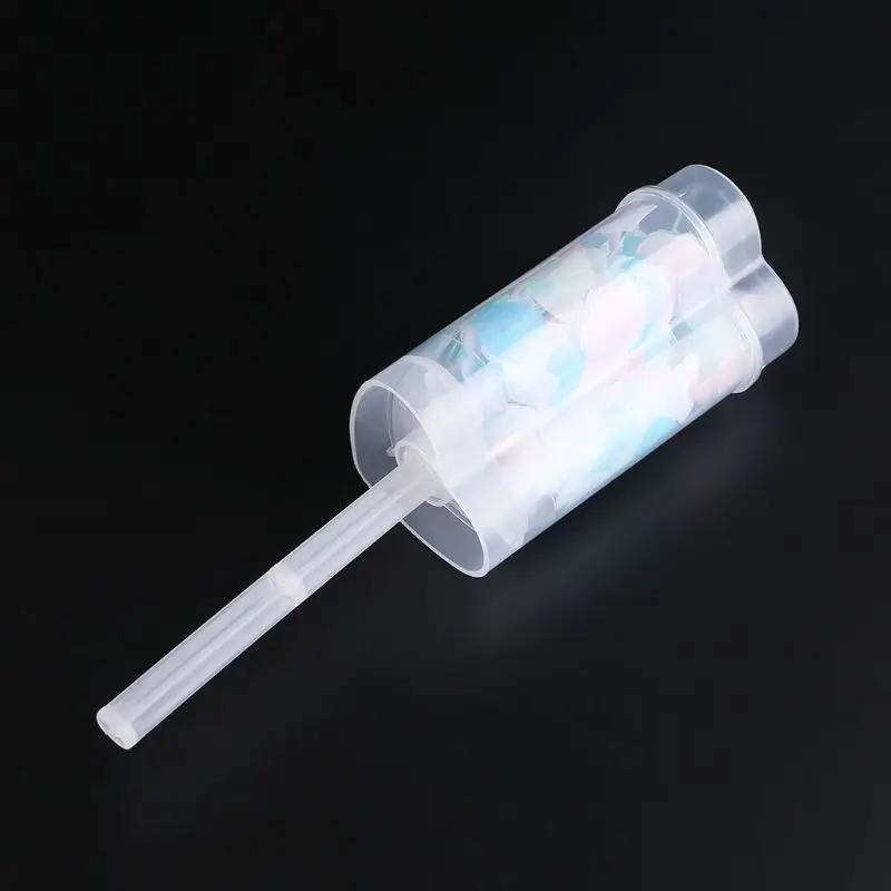 Конфетти в форме сердца Push Pop Контейнер для свадьбы, дня рождения, юбилея, вечерние принадлежности для декора 634E