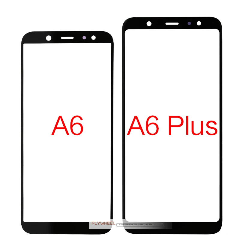 1 шт. передняя внешняя стеклянная крышка объектива Замена для Samsung Galaxy A6 Plus стекло
