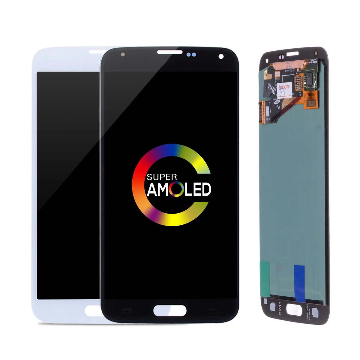 

Original Super AMOLED For SAMSUNG Galaxy S5 G900F G900H LCD display Touch Screen Digitizer Assembly with Adhesive