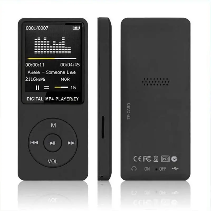 ZY418 MP3 музыкальный плеер 1 8 дюймов цифровой TFT цветной экран мини MP 3 Поддержка