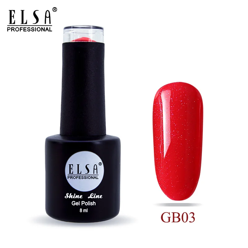 Elsa Гель-лак для нейл-арта Лак 8 мл Гель-лак для ногтей 120 классических цветов отмачиваемый Гель из России Склад - Цвет: GB03