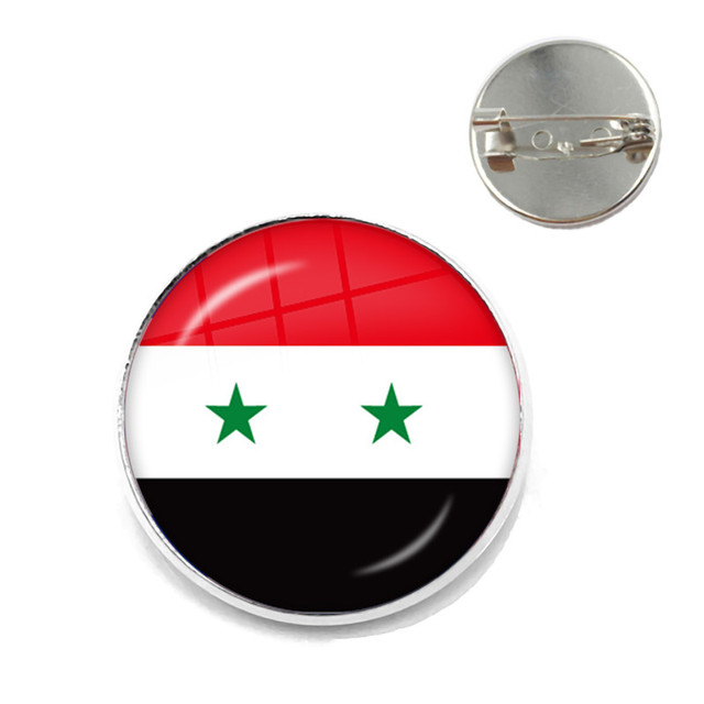 Union,Brazil,Canada,Netherlands,Israel,Syria,Venezuela,United States,Spain National Flag Brooch Collar Pins Jewelry Gift