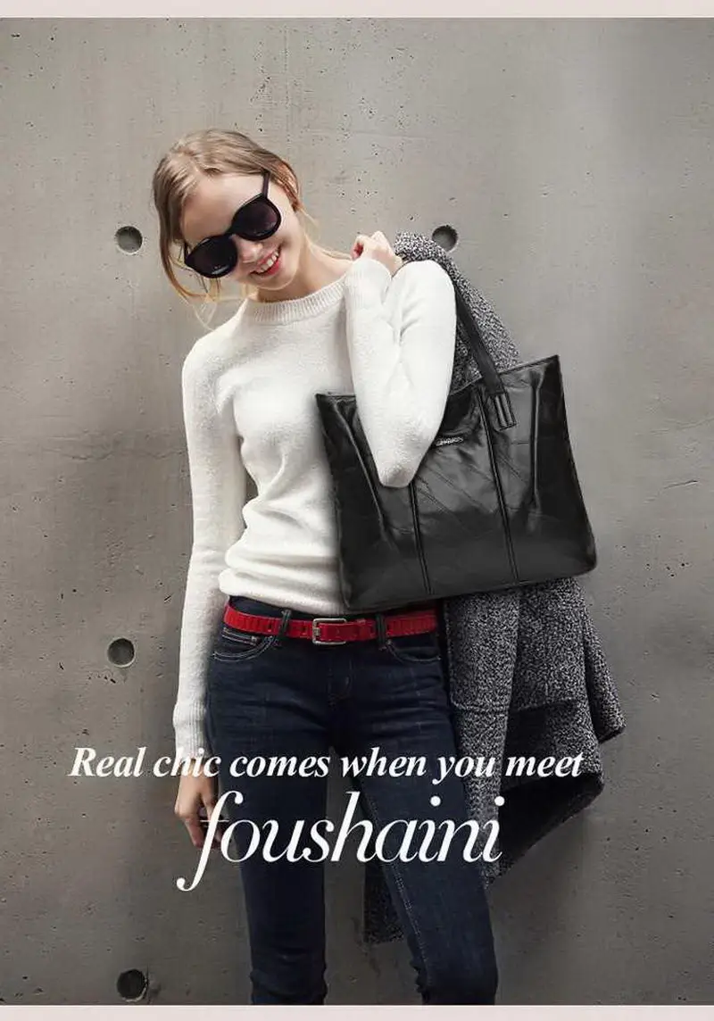 DIINOVIVO Ladies Casual Bags Soft PU Leather Shoulder Bag Women Handbags High Quality Tote Bags For Women Large Bag WHDV1284