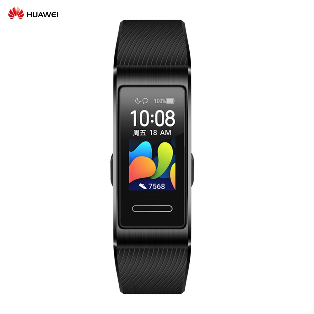 HUAWEI Band 4 Pro gps сенсорный экран Смарт-часы лица Водонепроницаемый BT Спорт фитнес-трекер монитор сердечного ритма браслет