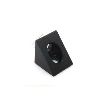 

V-slot Black Angle Corner Connector 90 degree Angle Bracket for openbuilds CNC mill 3D printer DIY parts