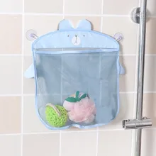 3 Colors Baby Bath Cartoon Mesh Bag for Bathroom Toy Kids Basket for Kids Bath Toys Bag Cartoon Waterproof Cloth Hanging Bag