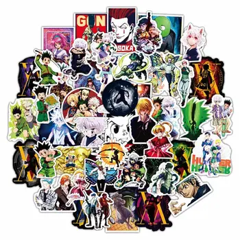 

100Pcs/Lot HUNTER X HUNTER Waterproof Anime PVC Stickers Decal For Car Laptop Suitcase Skateboard Motorcycle