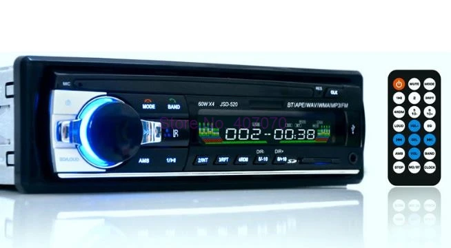 От DHL или Fedex 20 шт jsd 520 Φ 12V Bluetooth V2.0 автомобильная аудиосистема стерео mp3-плеер |