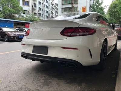 Для Benz E class c238 купе 2 двери спойлер E43 стиль ABS Материал крыло автомобиля спойлер грунтовка и краска