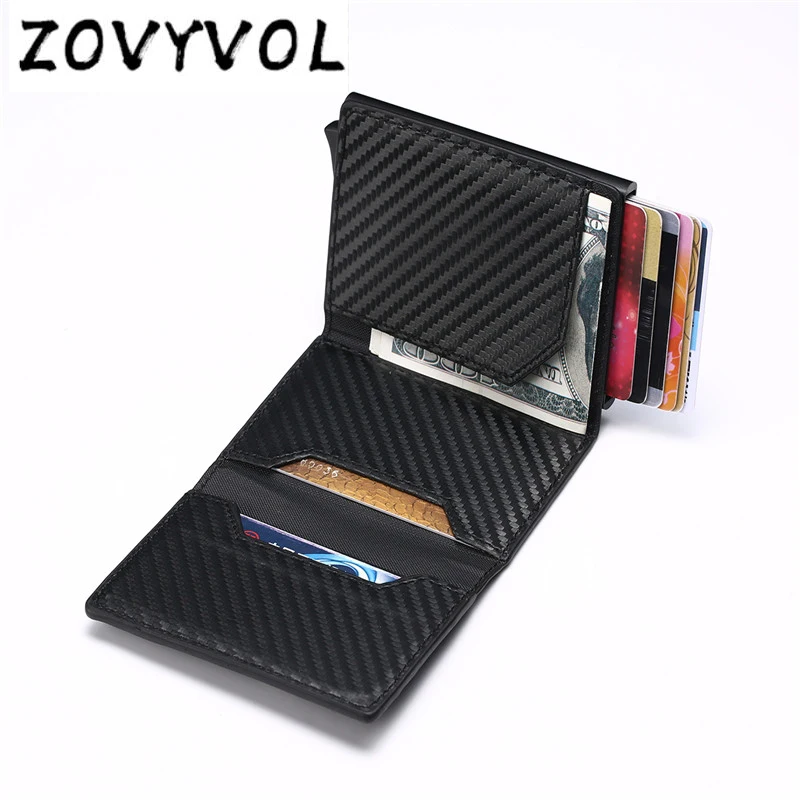 

ZOVYVOL Smart Rfid Men Wallets Money Bag Male Vintage Black Short Purse 2019 Small Magic Thin Slim Wallets Mini Wallets carteira