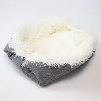 

Pets Double Use Plush Mat Dogs Cat Blanket Winter Warm Sleeping Bed Soft Nest J99Store