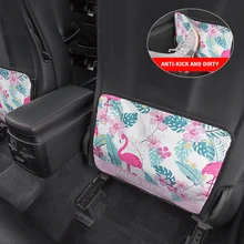 Мультяшная защита задней крышки автомобильного сиденья для детей детский коврик от грязи уборка грязи чехол для автомобильного сиденья автомобильный коврик