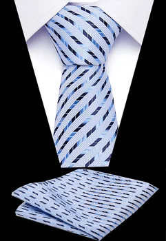 

100% Silk Classic Tie Men's 7.5cm Paisley Necktie Handkerchief Wedding Tie Hanky Sets