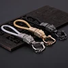 Honest Luxury Key Chain Men Women Car Keychain For Key Ring Holder Jewelry Genuine Leather Rope  Bag Pendant Fathers Day Gift ► Photo 3/6