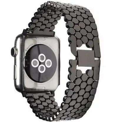 Из нержавеющей стали для apple watch ремешок 42 мм 38 40 44 наручный ремень металлический
