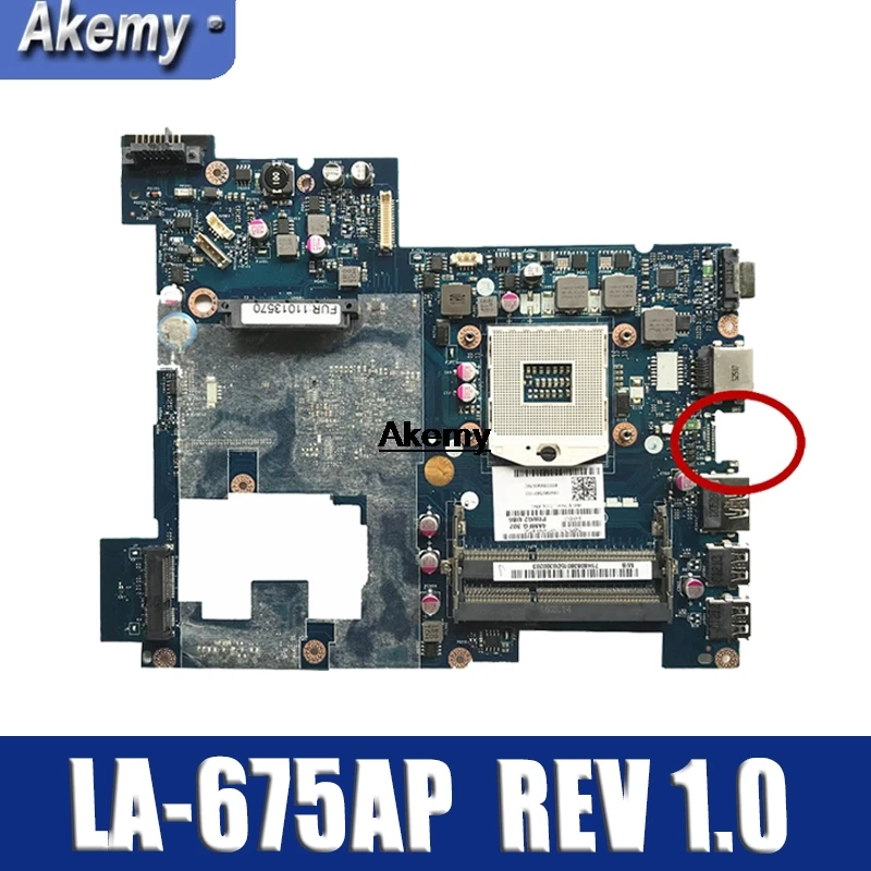 LA-675AP-For Lenovo G570 motherboard PIWG2 LA-675AP REV 1.0 tested working | Компьютеры и офис