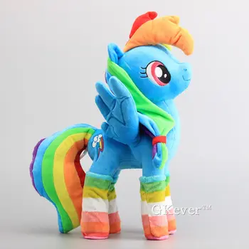 

38 cm Cute Rainbow Dash Horse Plush Toys Doll Peluche Anime Cartoon Stuffed Animals Toys Women Kids Birthday Party Gift