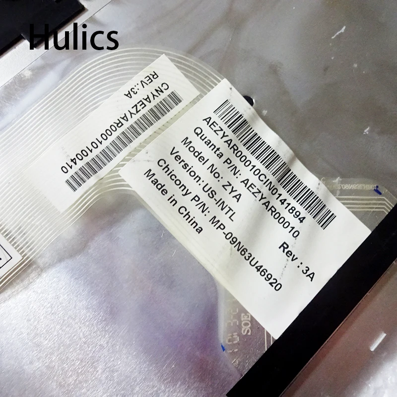 Hulics, Оригинальная клавиатура для ноутбука acer Aspire 8950, 8950G, 5943G, 5943, 5950G, 5950, 8943G, 8943G, серия, серебро, США, AEZYAR00010