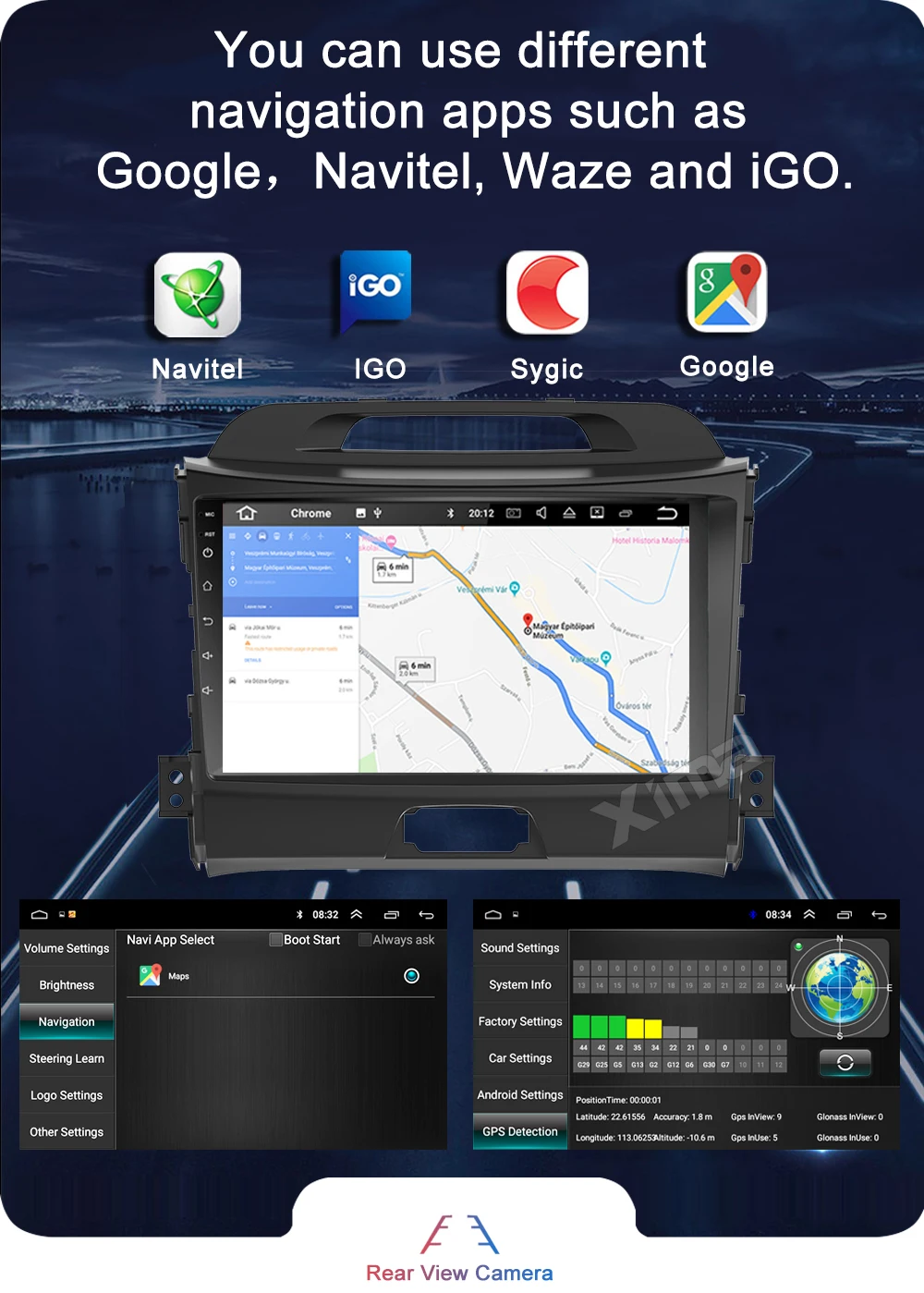 2Din Android 9,0 DSP авто радио Мультимедиа Видео плеер gps навигация для KIA Sportage 3 2010 2011- автомобильный радиоприемник