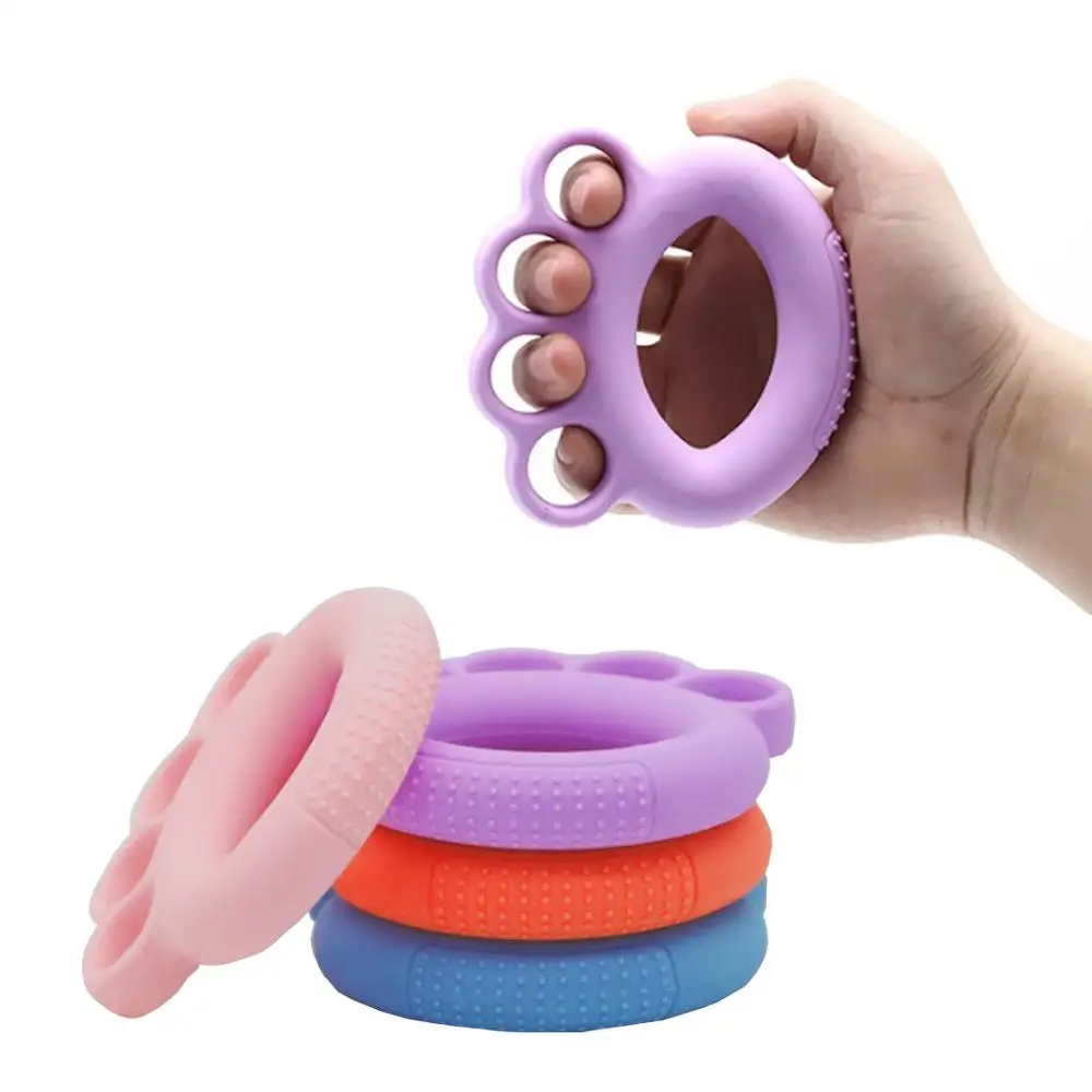 

Silicone Hand Gripper Ring Finger Trainer Expander for Hands Mini Home Fitness Equipment for Physical Therapy Rehabilitation