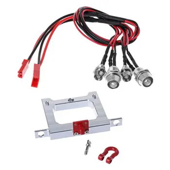 

Rear Bumper Protector Hook Light Set For WPL B14 B16 B24 1/16 RC Car Parts